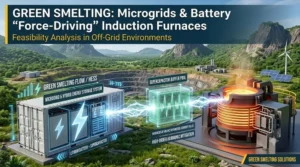 Feasibility of induction furnaces being disconnected from the power grid