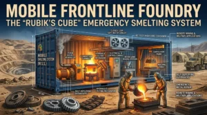 Modular mobile smelting system design