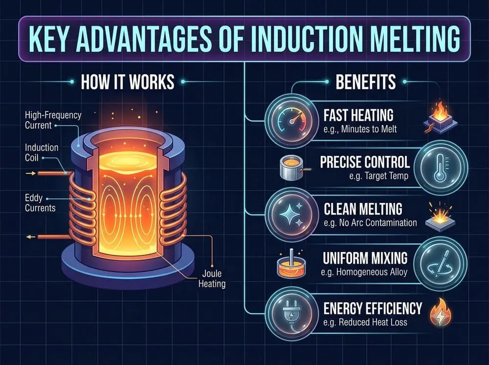 key advantages of induction furnace key advantages of induction furnace
