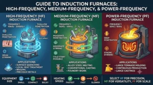 High-Frequency vs. Medium-Frequency vs. Power-Frequency Induction Furnaces