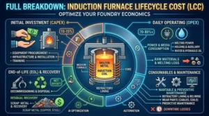 Lifecycle Cost Breakdown of Induction Furnace